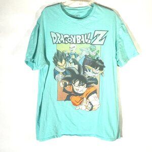 Dragon Ball Z Namek Akira Toriyama Teal Green Short Sleeve T Shirt Tee